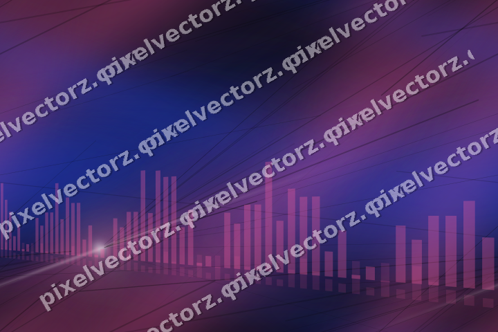 Nahtloser Neon Diagramm Hintergrund in Rosa und Blau