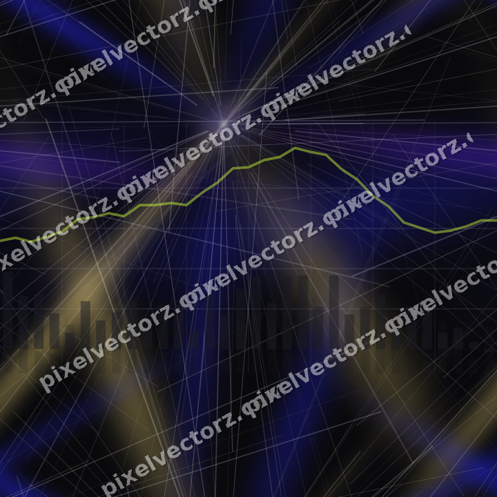 Nahtloser Neon Diagramm Hintergrund in Blau und Violett