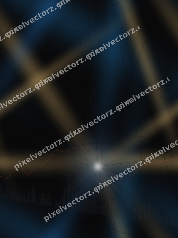 Nahtloser Neon Diagramm Hintergrund in Blau und Rot