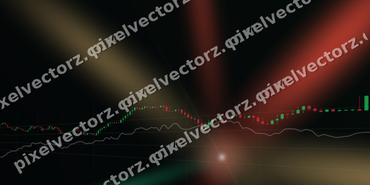 Leuchtender Neon Diagramm Hintergrund in Rot und Grün