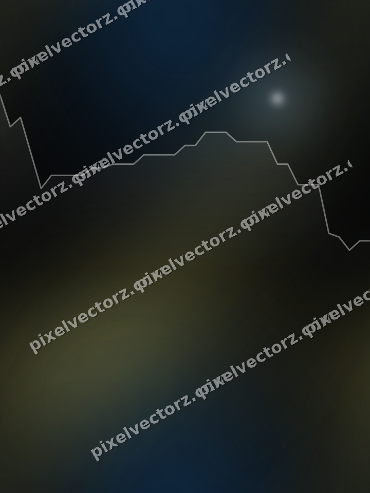 Nahtloser Neon Diagramm Hintergrund in Blau und Gelb