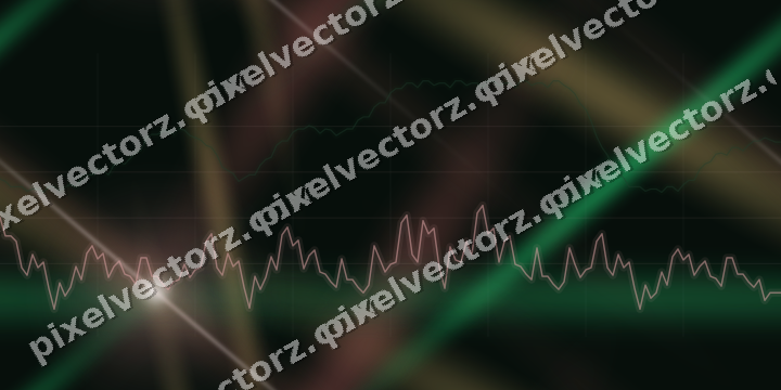 Nahtloser Neon Diagramm Hintergrund in Rot und Grün