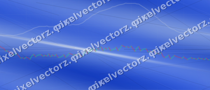 Nahtloser Neon Diagramm Hintergrund in Türkis und Blau