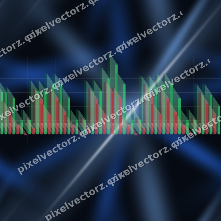 Nahtloser Neon Diagramm Hintergrund in Blau