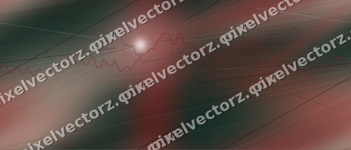 Nahtloser Neon Diagramm Hintergrund in Dunkelrot und Dunkelgrün