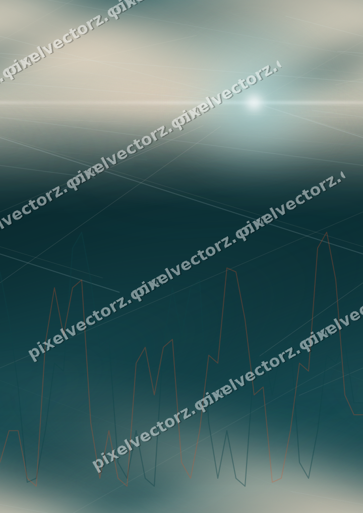 Nahtloser Neon Diagramm Hintergrund in Dunkelpetrol und Orange
