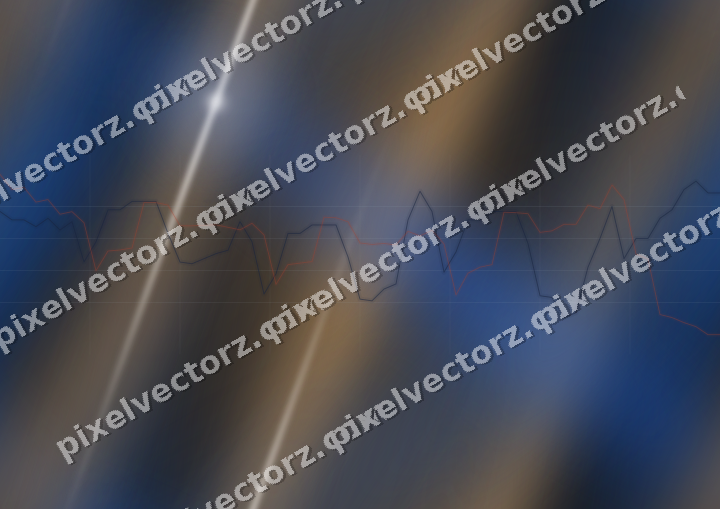 Nahtloser Neon Diagramm Hintergrund in Blau und Rot