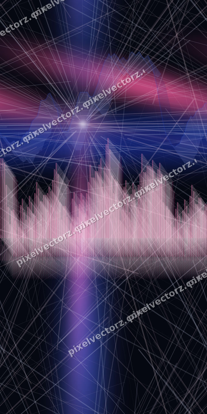 Nahtloser Neon Diagramm Hintergrund in Rosa und Blau