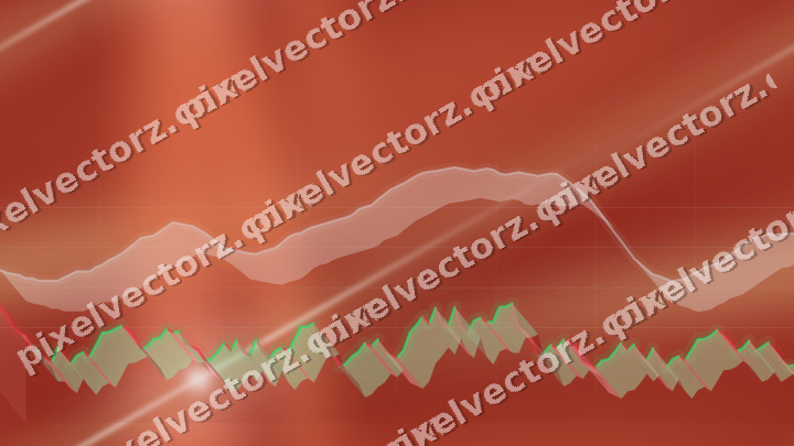 Nahtloser Neon Diagramm Hintergrund in Rot und Orange