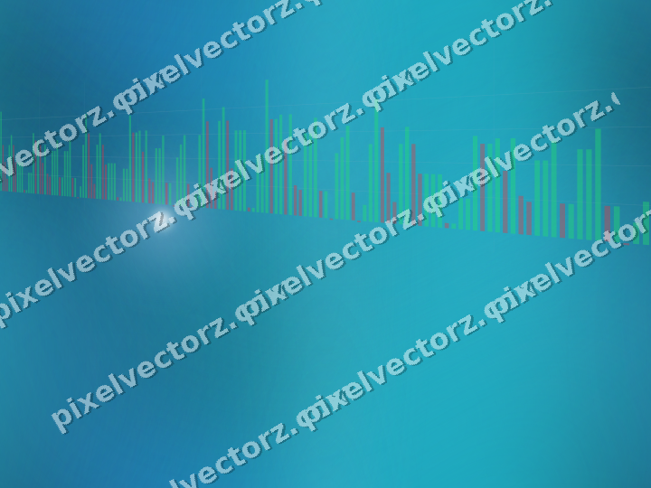 Nahtloser Neon Diagramm Hintergrund in Blau und Petrol