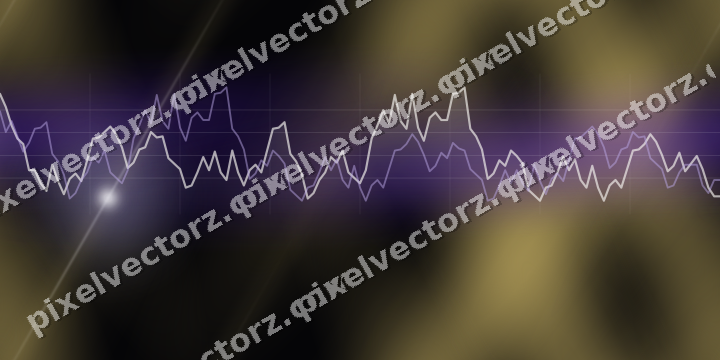 Nahtloser Neon Diagramm Hintergrund in Blau und Violett