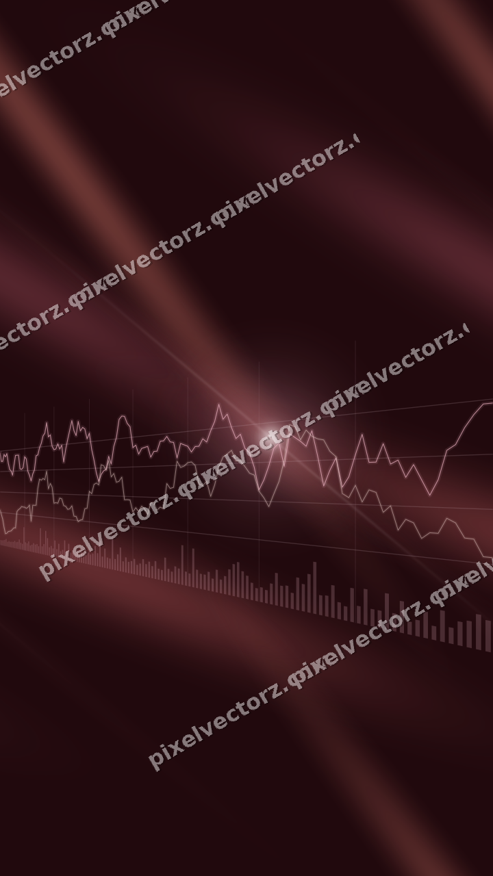 Nahtloser Neon Diagramm Hintergrund in Rosa und Rot