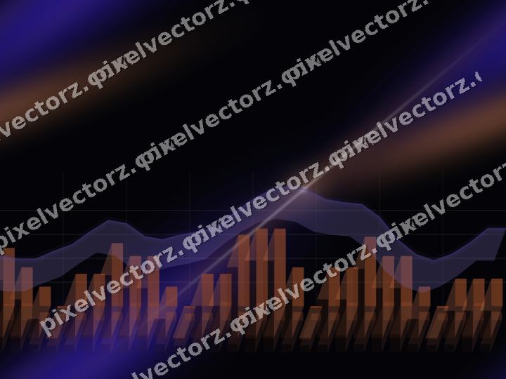Nahtloser Neon Diagramm Hintergrund in Orange und Blau