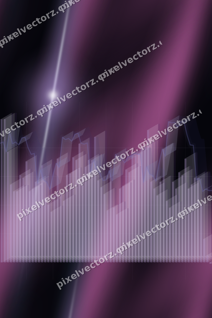 Nahtloser Neon Diagramm Hintergrund in Violett und Blau
