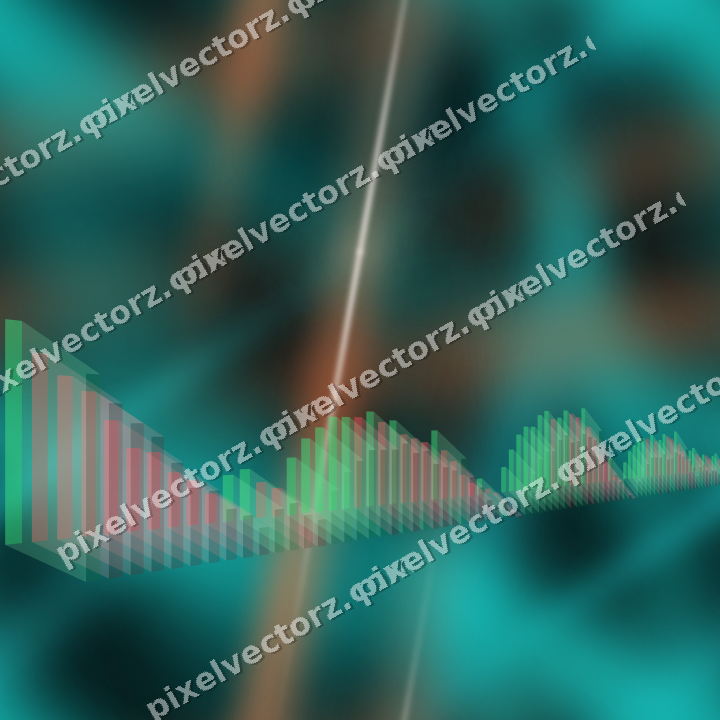Nahtloser Neon Diagramm Hintergrund in Orange und Petrol