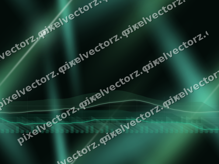 Nahtloser Neon Diagramm Hintergrund in Grün und Petrol