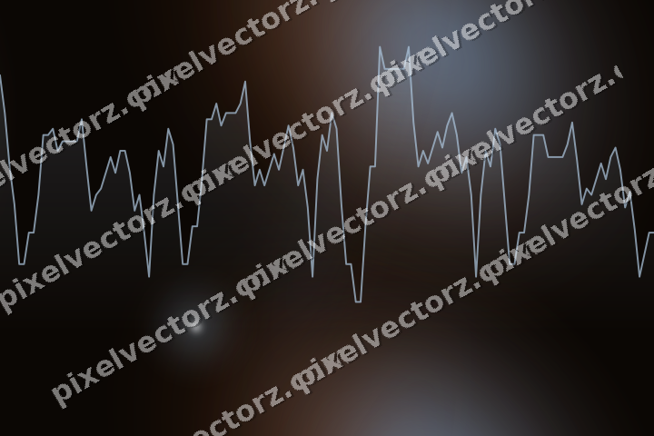 Nahtloser Neon Diagramm Hintergrund in Blau und Orange