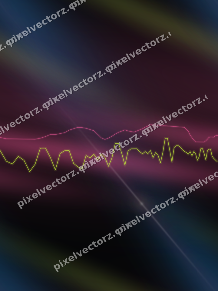 Nahtloser Neon Diagramm Hintergrund in Limette und Bernstein