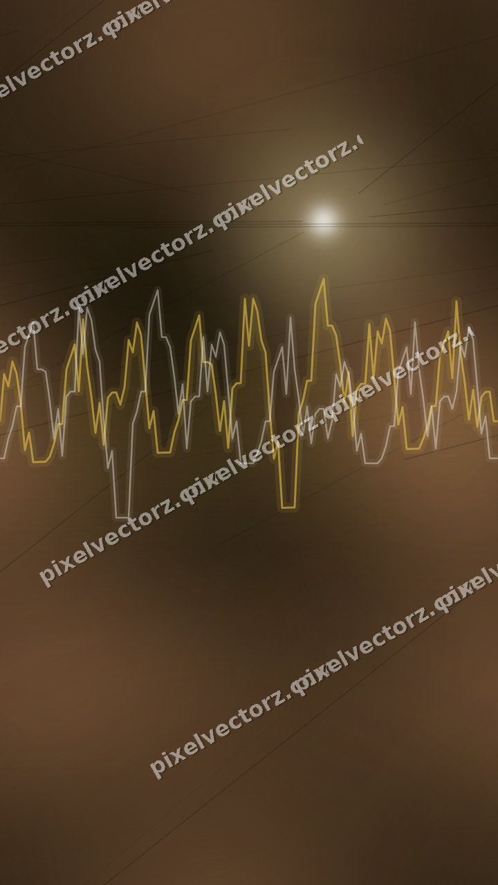 Nahtloser Neon Diagramm Hintergrund in Bernstein und Orange