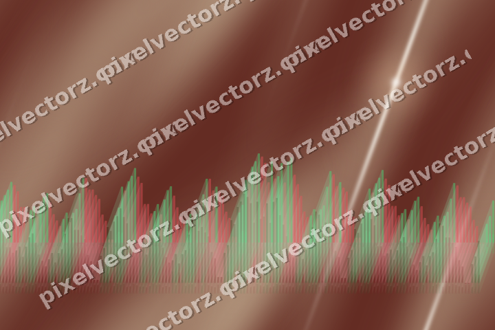 Nahtloser Neon Diagramm Hintergrund in Orange und Bernstein