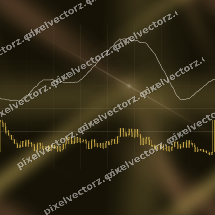 Nahtloser Neon Diagramm Hintergrund in Bernstein und Orange