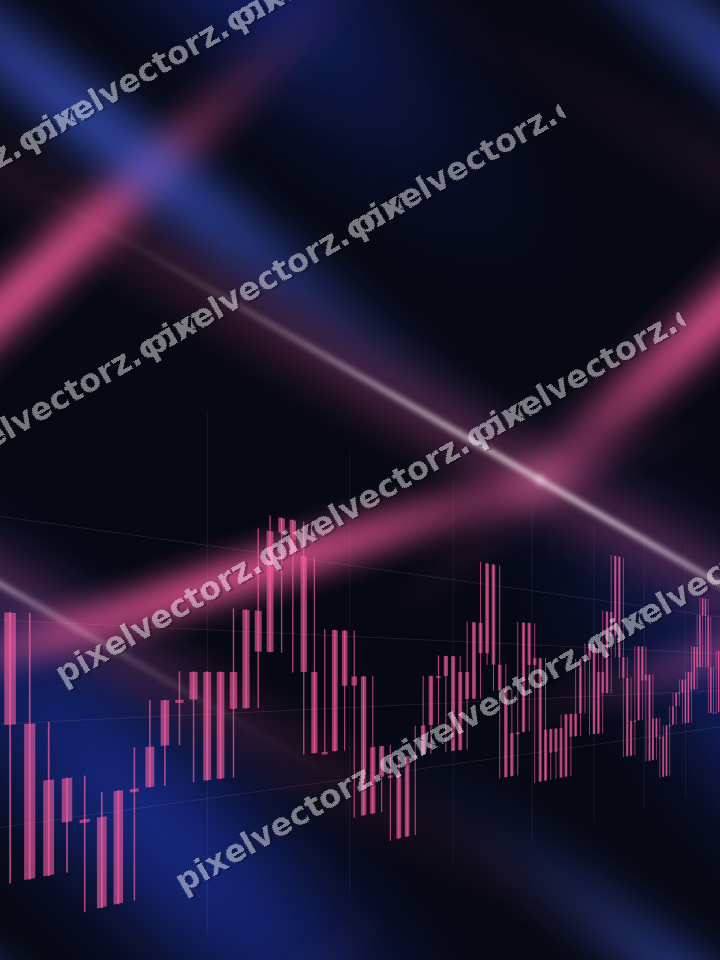 Nahtloser Neon Diagramm Hintergrund in Rosa und Blau