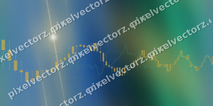Nahtloser Neon Diagramm Hintergrund in Bernstein und Grün