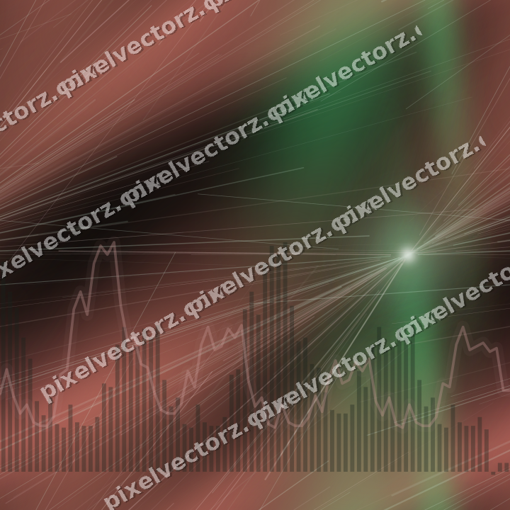 Nahtloser Neon Diagramm Hintergrund in Grün und Rot