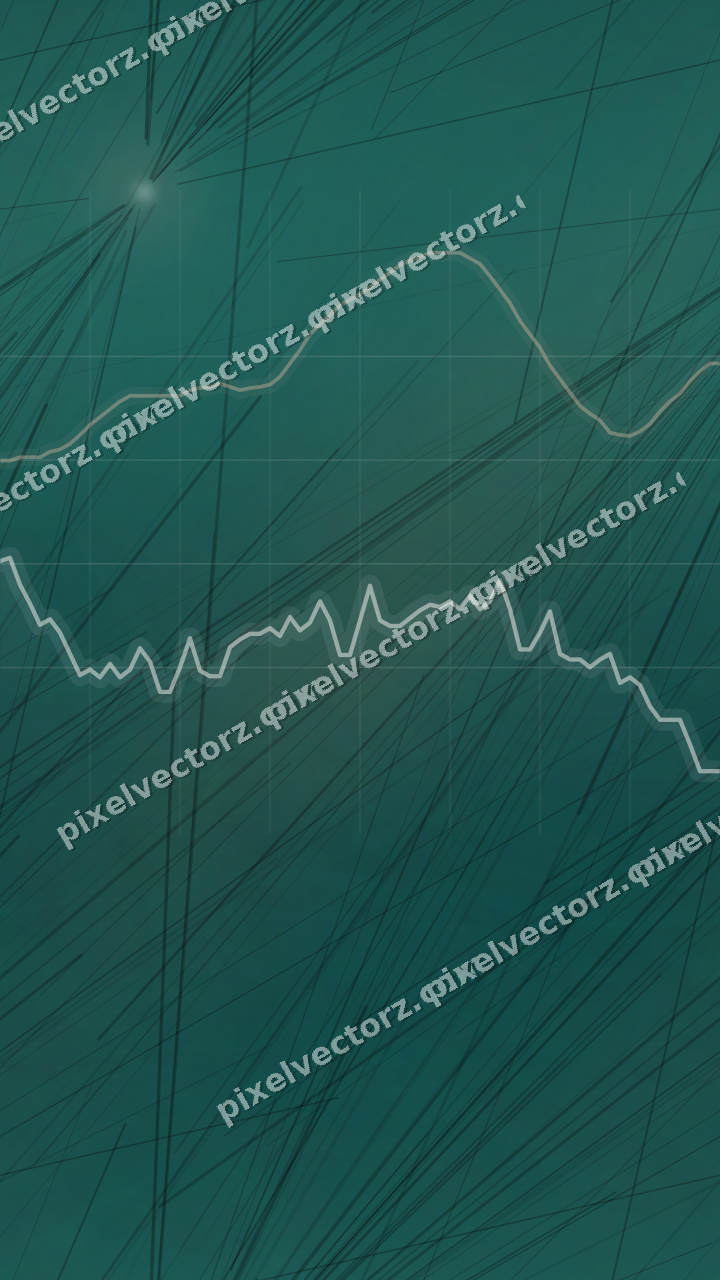 Nahtloser Neon Diagramm Hintergrund in Orange und Petrol