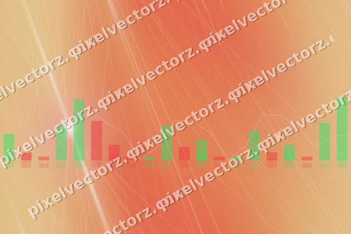Nahtloser Neon Diagramm Hintergrund in Rot und Orange