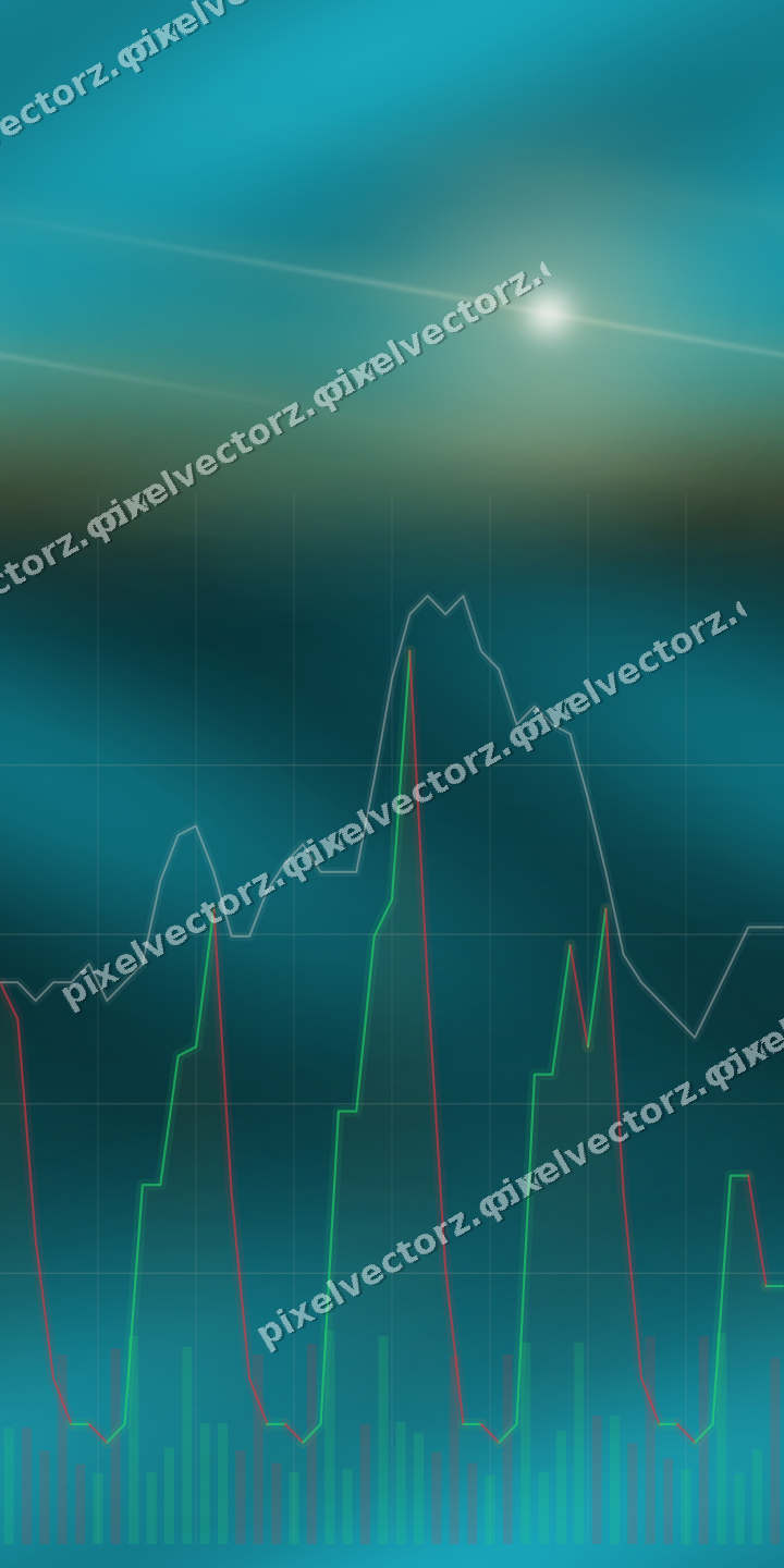 Nahtloser Neon Diagramm Hintergrund in Bernstein und Petrol