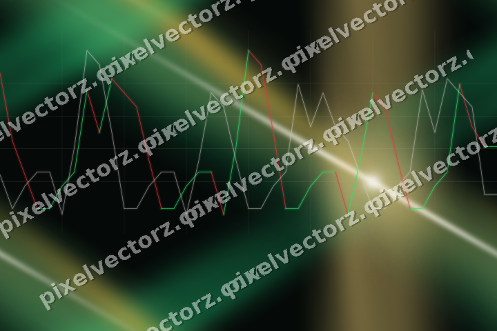Nahtloser Neon Diagramm Hintergrund in Bernstein und Grün