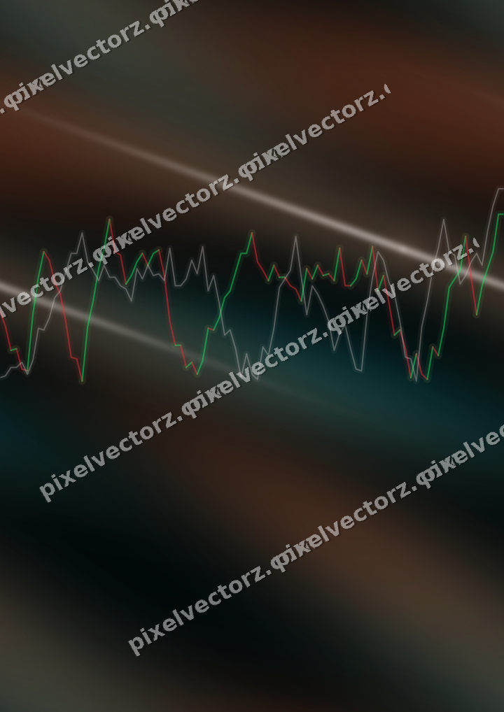 Nahtloser Neon Diagramm Hintergrund in Orange und Petrol