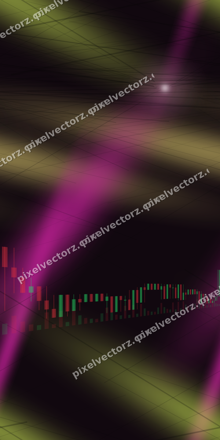 Nahtloser Neon Diagramm Hintergrund in Magenta und Limette