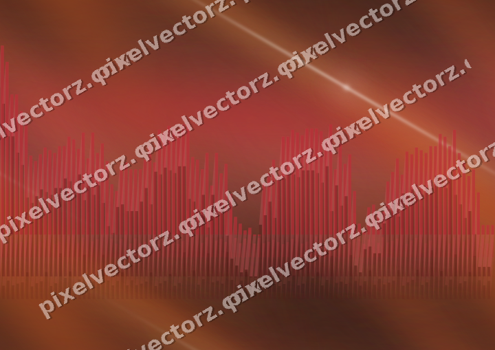 Nahtloser Neon Diagramm Hintergrund in Rot und Bernstein