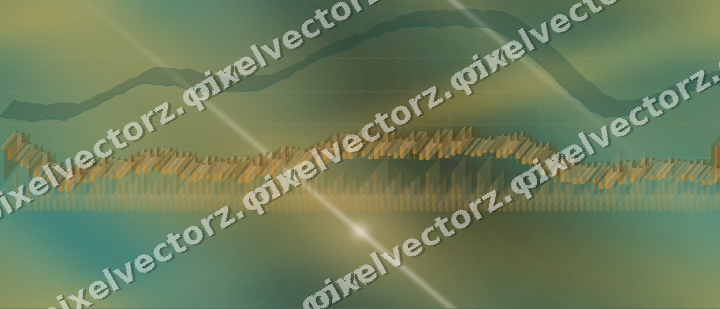 Nahtloser Neon Diagramm Hintergrund in Bernstein und Petrol