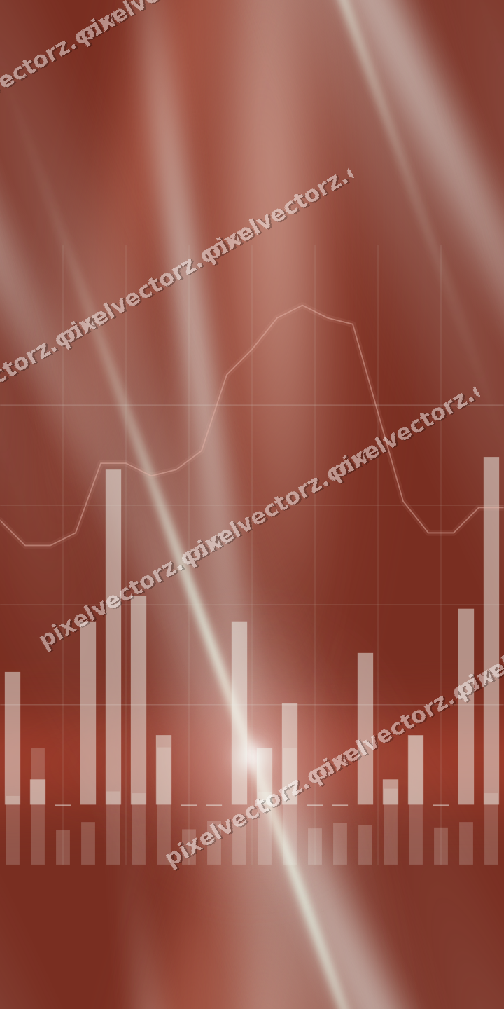 Nahtloser Neon Diagramm Hintergrund in Rot und Orange