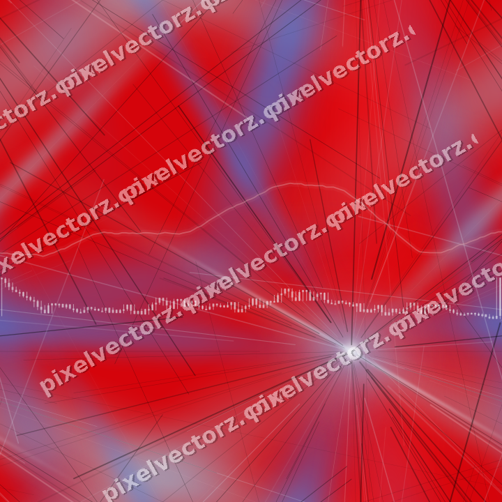 Nahtloser Neon Diagramm Hintergrund in Blau und Rot