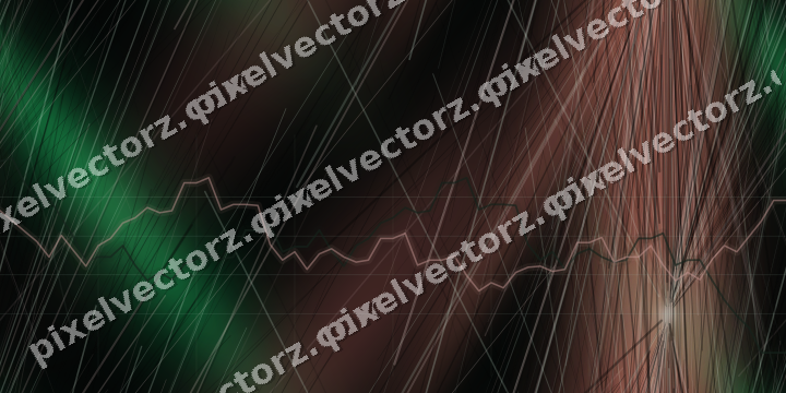 Nahtloser Neon Diagramm Hintergrund in Grün und Rot