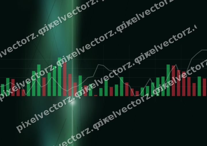 Nahtloser Neon Diagramm Hintergrund in Grün und Petrol