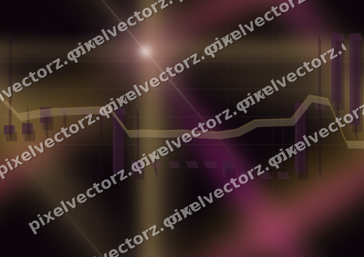 Nahtloser Neon Diagramm Hintergrund in Magenta und Bernstein