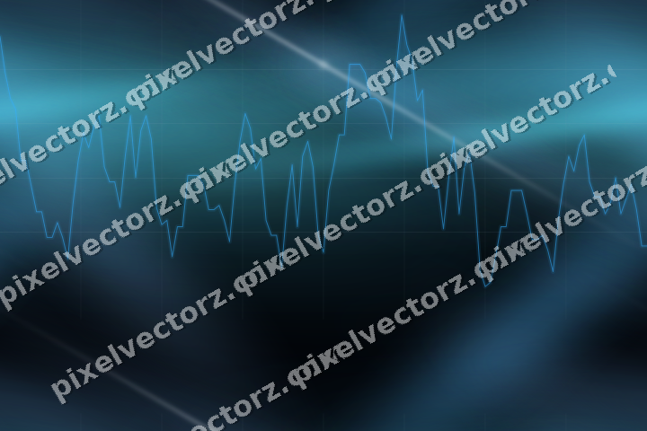 Nahtloser Neon Diagramm Hintergrund in Türkis und Blau
