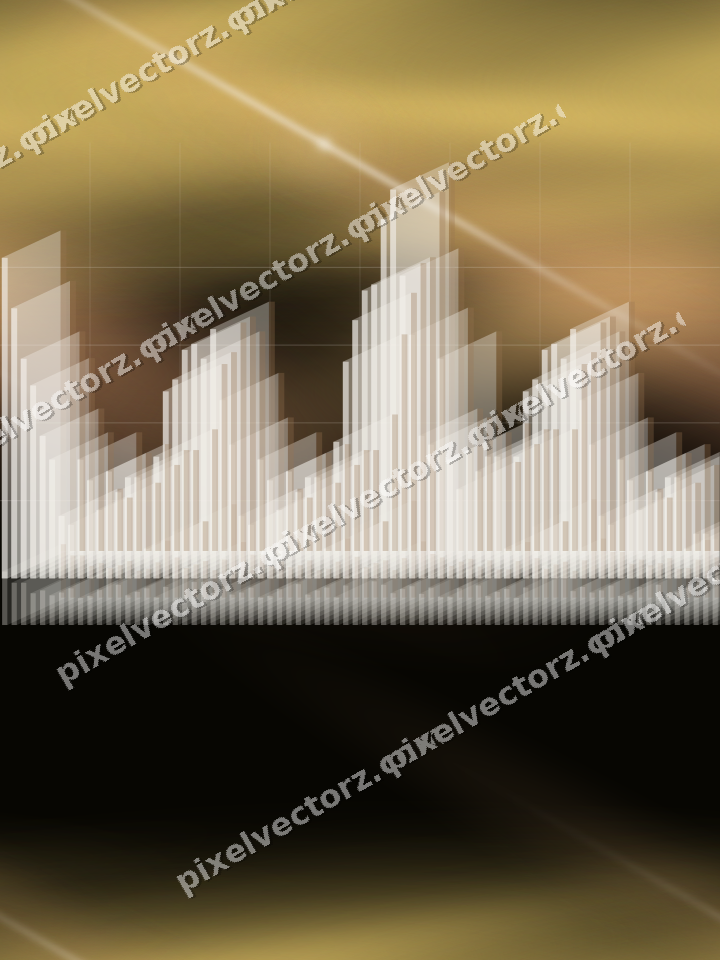 Nahtloser Neon Diagramm Hintergrund in Bernstein und Orange