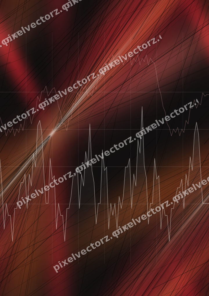 Nahtloser Neon Diagramm Hintergrund in Rot und Bernstein