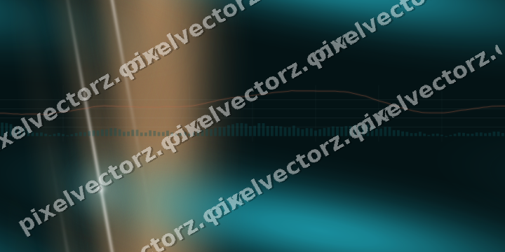 Nahtloser Neon Diagramm Hintergrund in Petrol und Orange