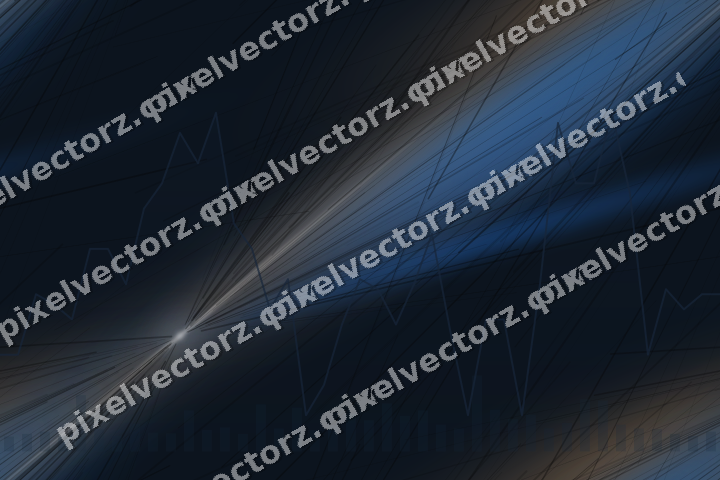 Nahtloser Neon Diagramm Hintergrund in Blau und Orange