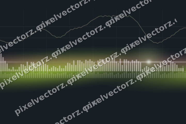 Nahtloser Neon Diagramm Hintergrund in Limette und Bernstein