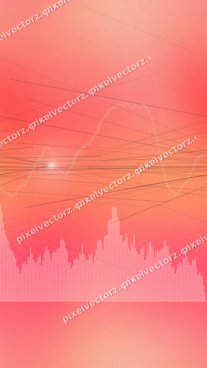 Nahtloser Pastell Diagramm Hintergrund in Rot und Orange