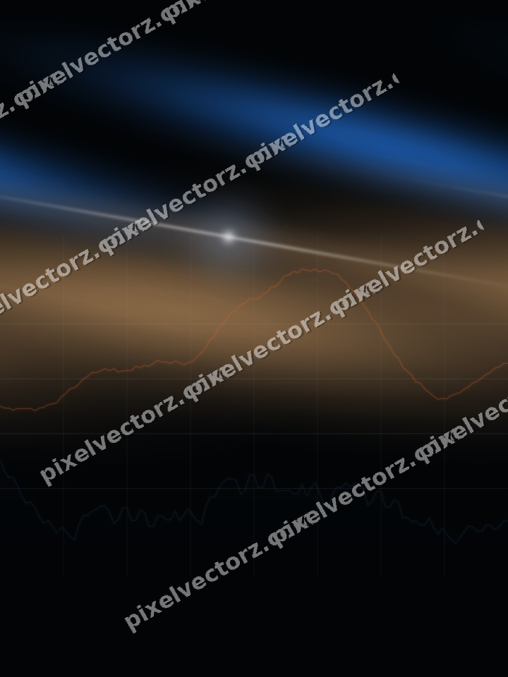 Nahtloser Neon Diagramm Hintergrund in Blau und Orange