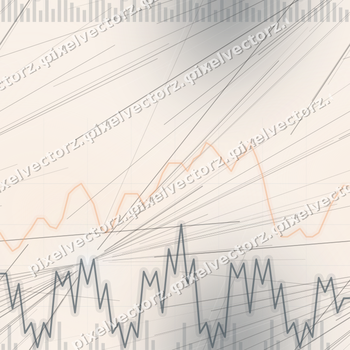 Nahtloser Pastell Diagramm Hintergrund in Blau und Orange